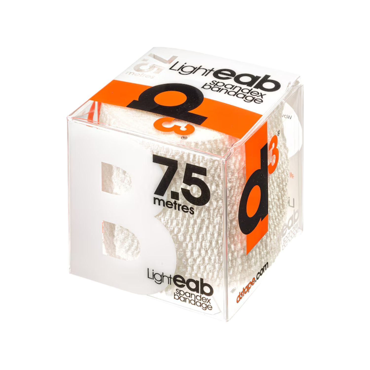 D3 Light EAB Spandex Bandage 50mm x 7.5m White
