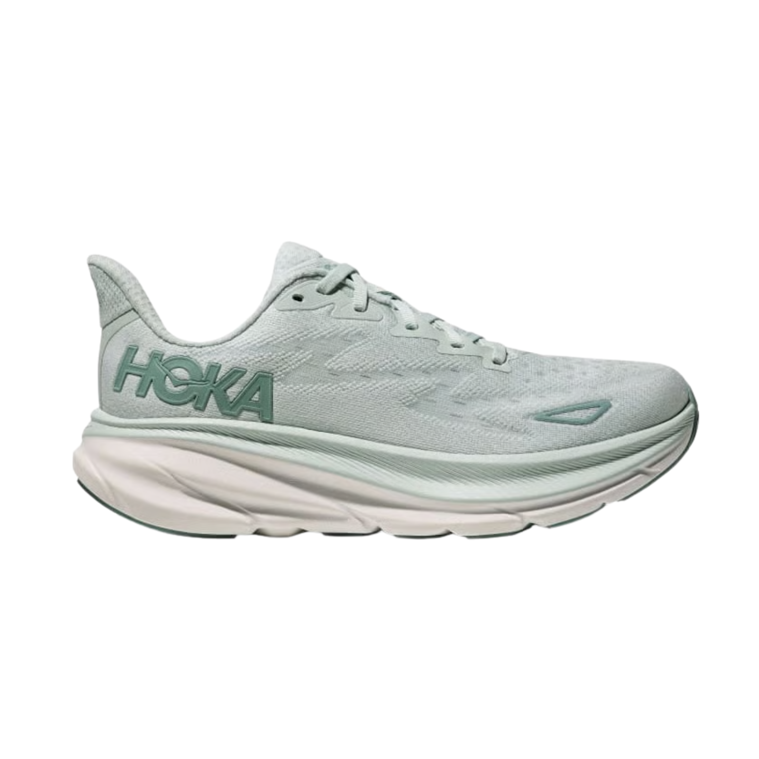 Hoka Clifton 9 Running Shoes Women - Droplet Grey/Druzy