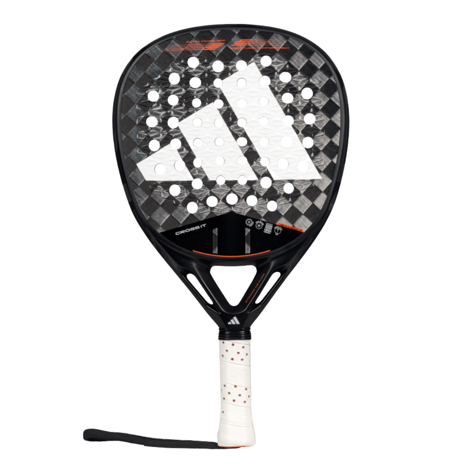 Adidas Cross It 3.4 Padel Racket 2025 - Black/Orange