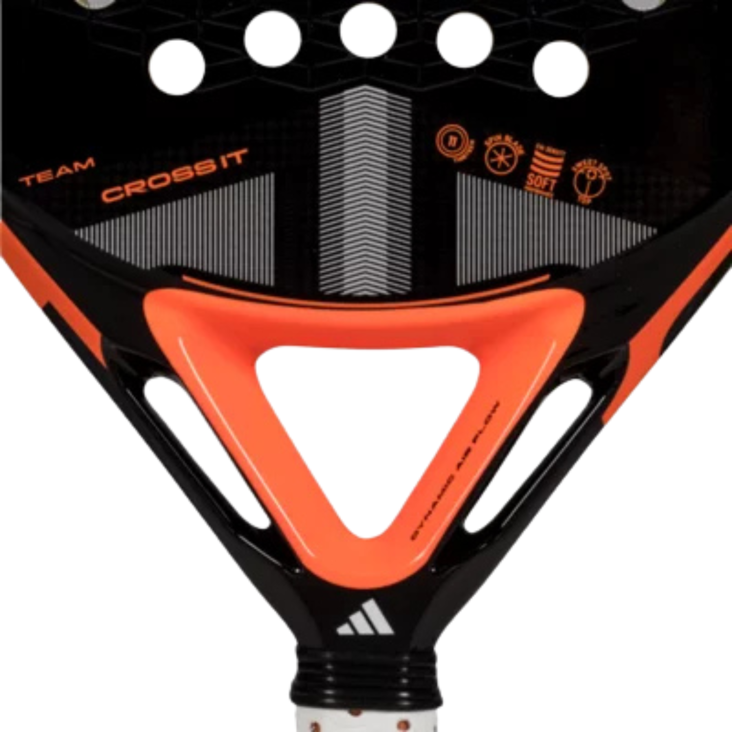 Adidas Cross It Team Padel Racket - Black/Orange
