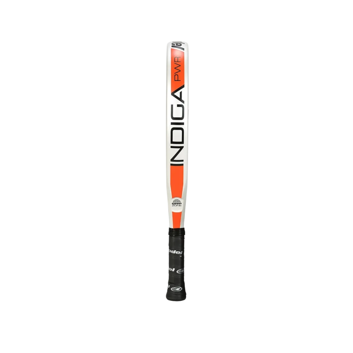 BullPadel Indiga PWR  Padel Racket - White/Orange