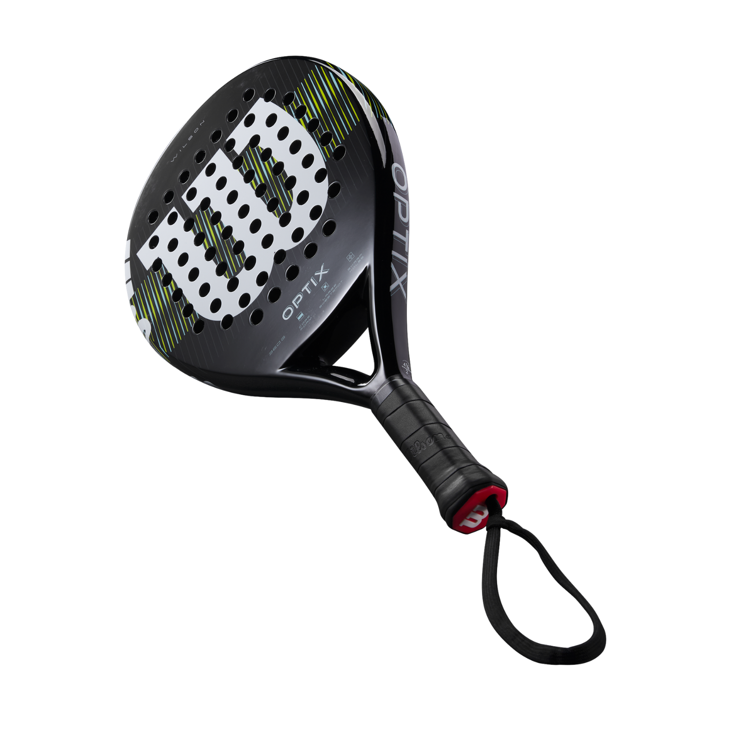Wilson Optix V1 Black Padel Racket - Black