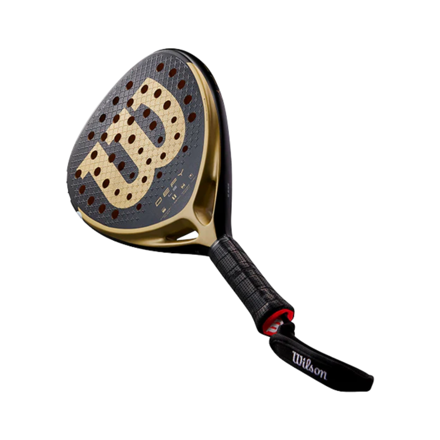 Wilson Defy LS V1 Padel Racket - Black/Gold