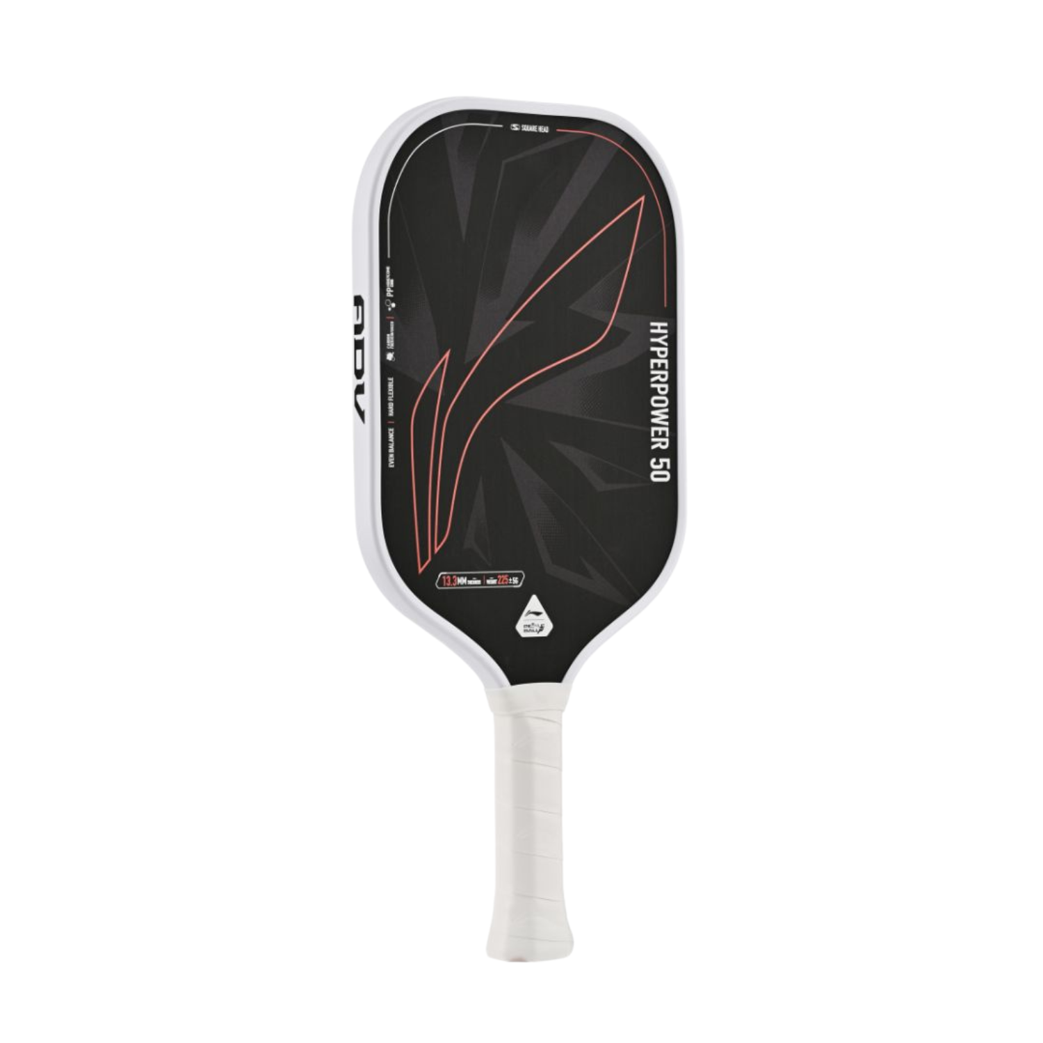 Li-Ning HyperPower 50 Pickleball Paddle - Black/White