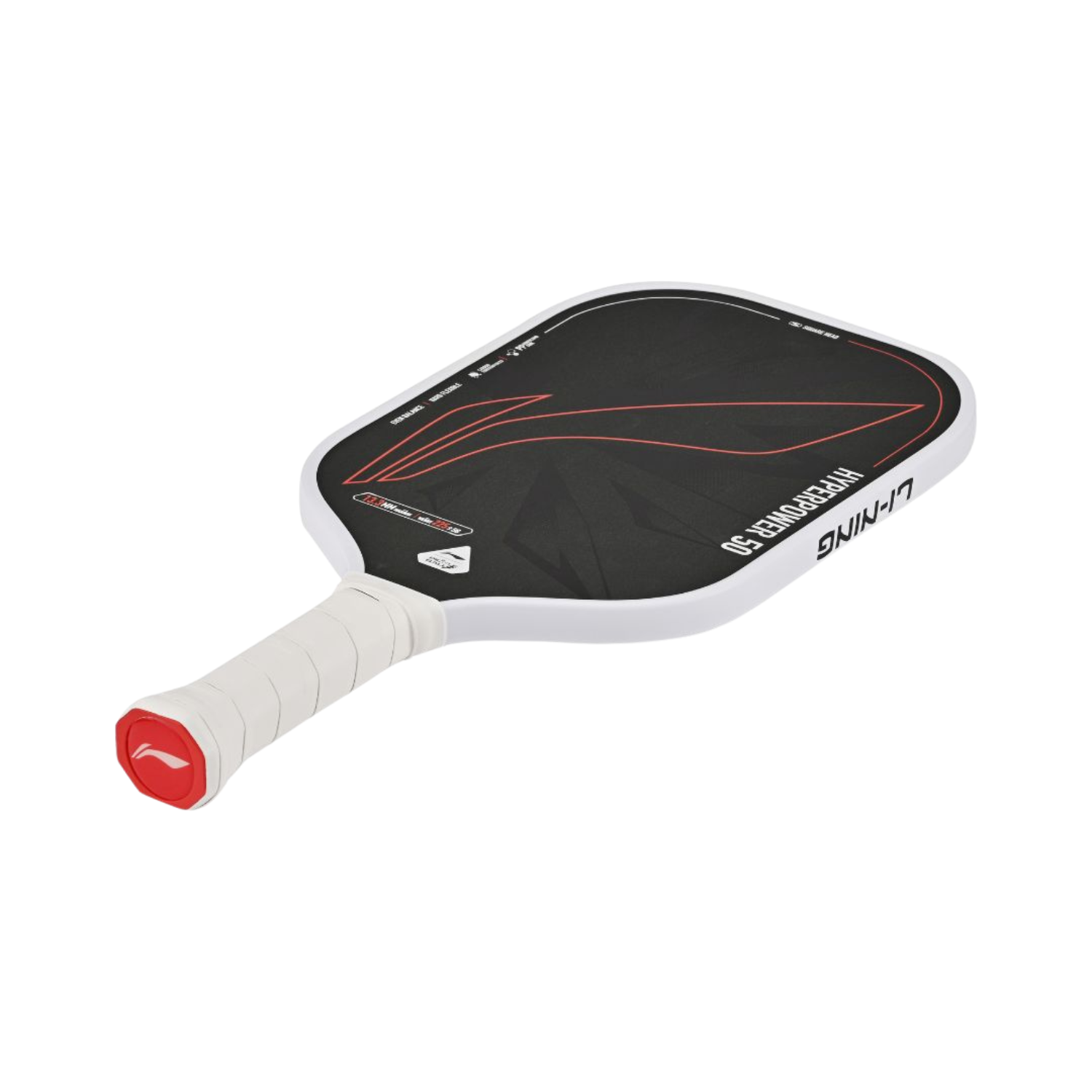 Li-Ning HyperPower 50 Pickleball Paddle - Black/White
