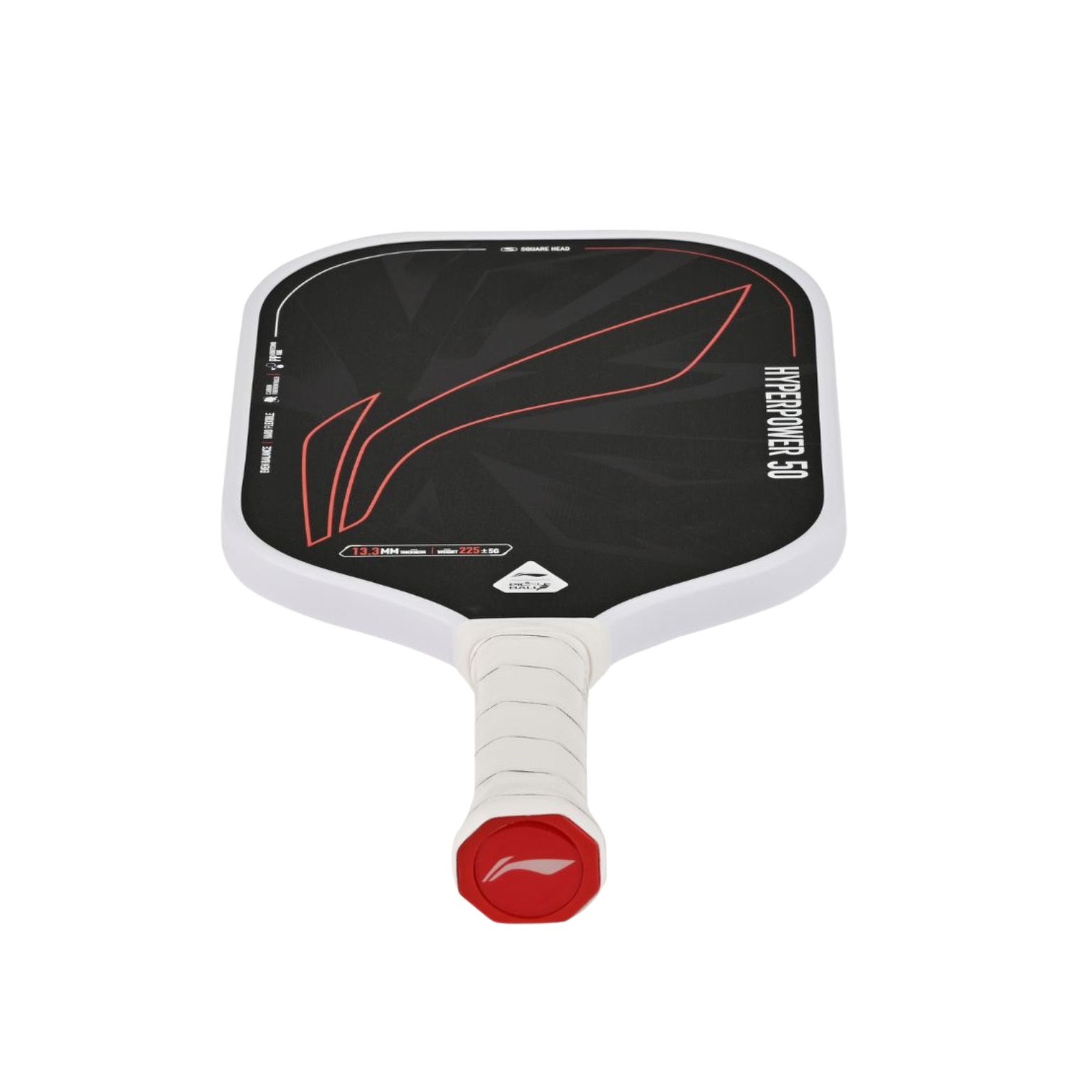 Li-Ning HyperPower 50 Pickleball Paddle - Black/White