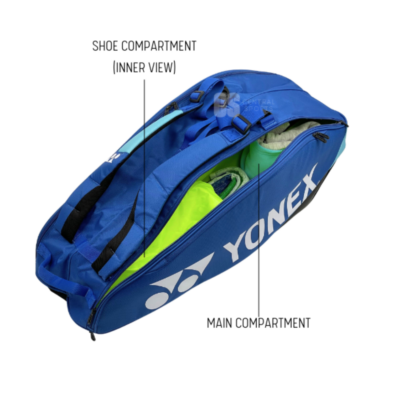 Yonex BA92426EX Pro 6 Racket Bag - Cobalt Blue