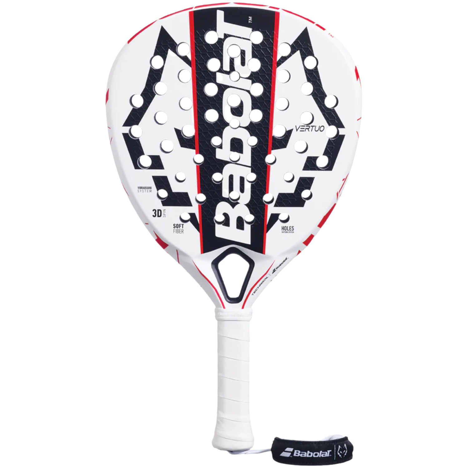 Babolat Technical Vertuo Juan Lebrón Padel Racket - White