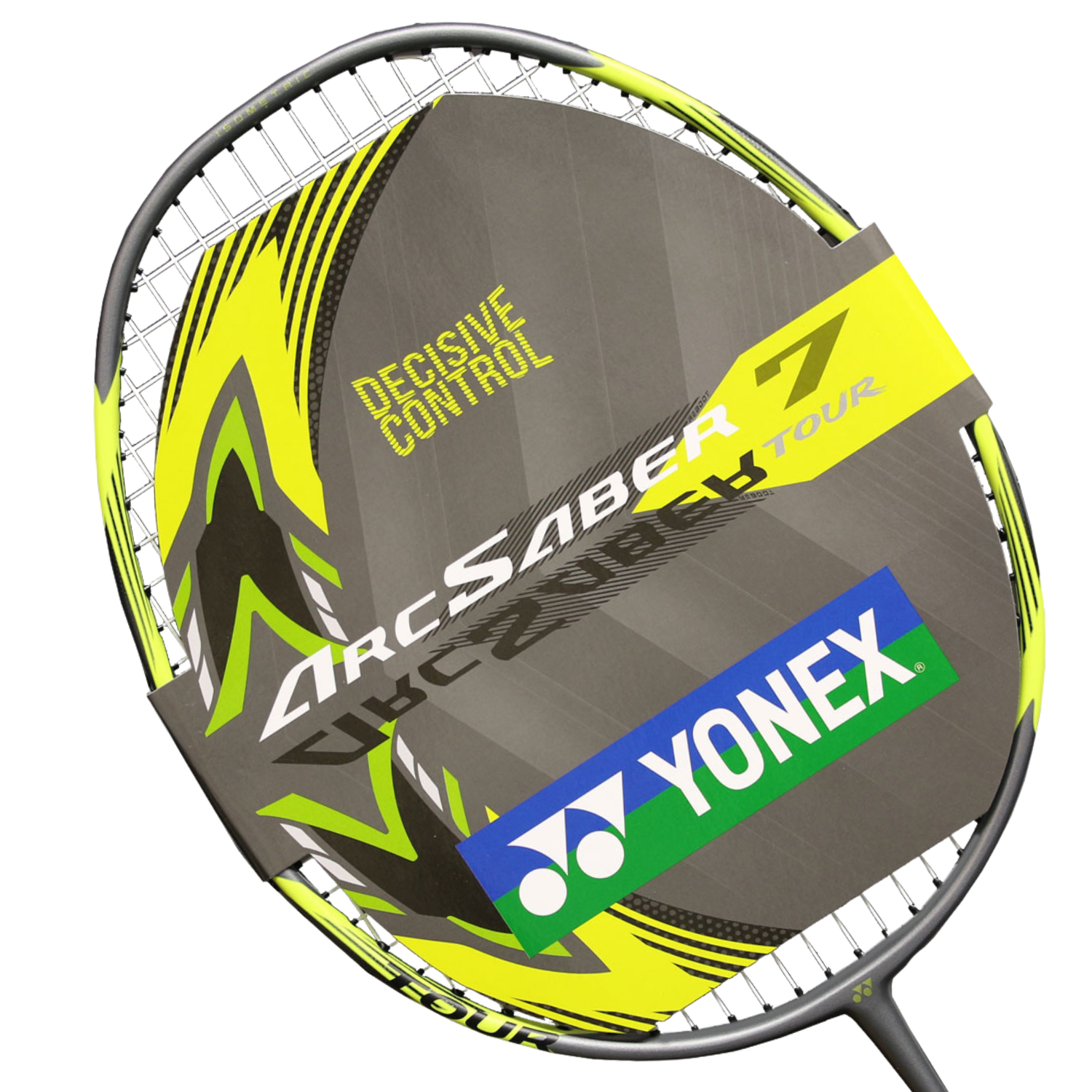 Yonex Arcsaber 7 Tour 4U Badminton Racket Free Restring & Autograph  - Gray/Yellow