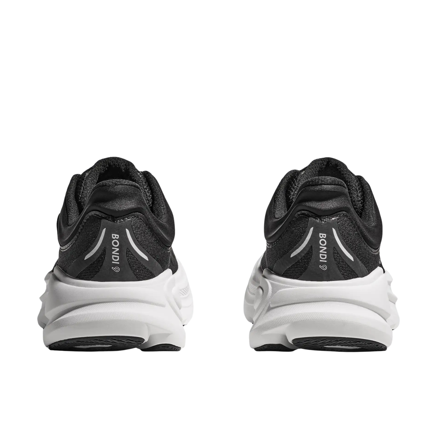 Hoka Bondi 9 Running Shoe Women - Black/White Running Shoes Hoka