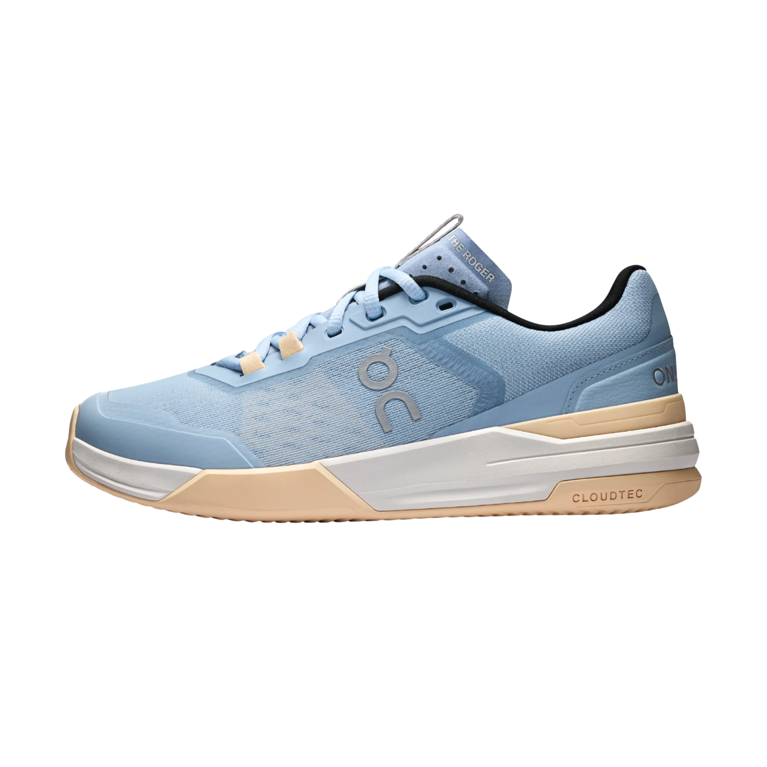 On The Roger Advantage Pro Clay Shoe Women - Chambray/Blonde Tennis Shoes On Running
