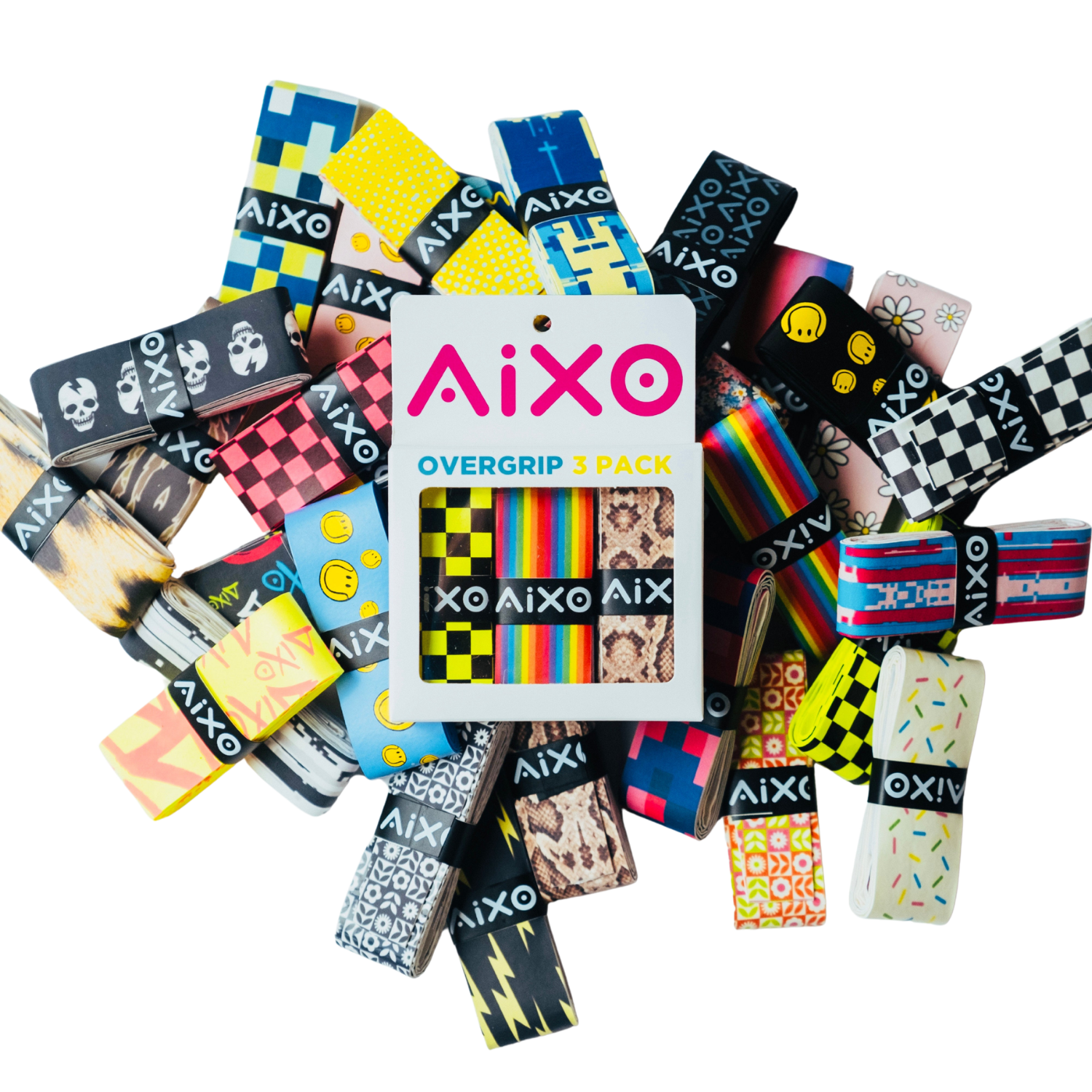 Aixo Leopardskin Tacky Overgrip Overgrips Aixo