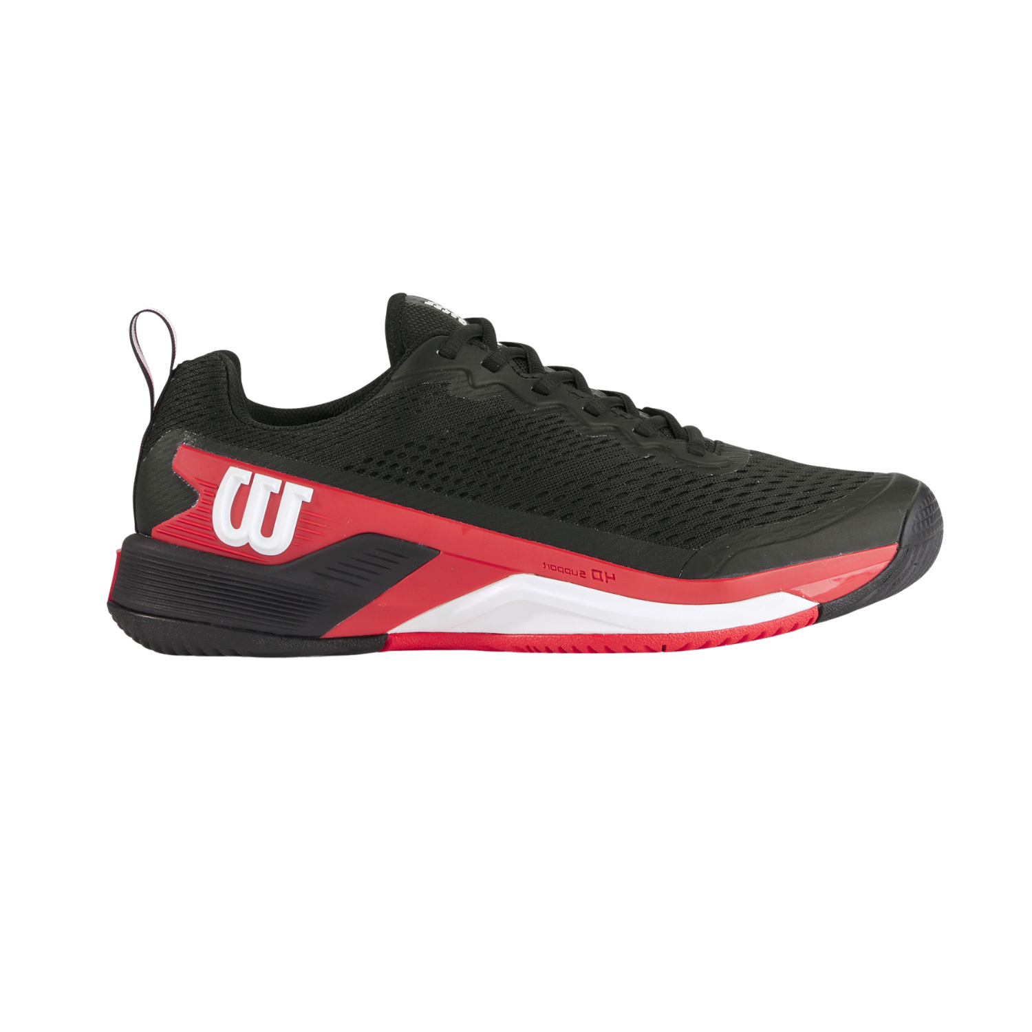 Wilson Rush Pro 4.5 Tennis Shoes Men - Black/Red Black Infrared White Tennis Shoes Wilson