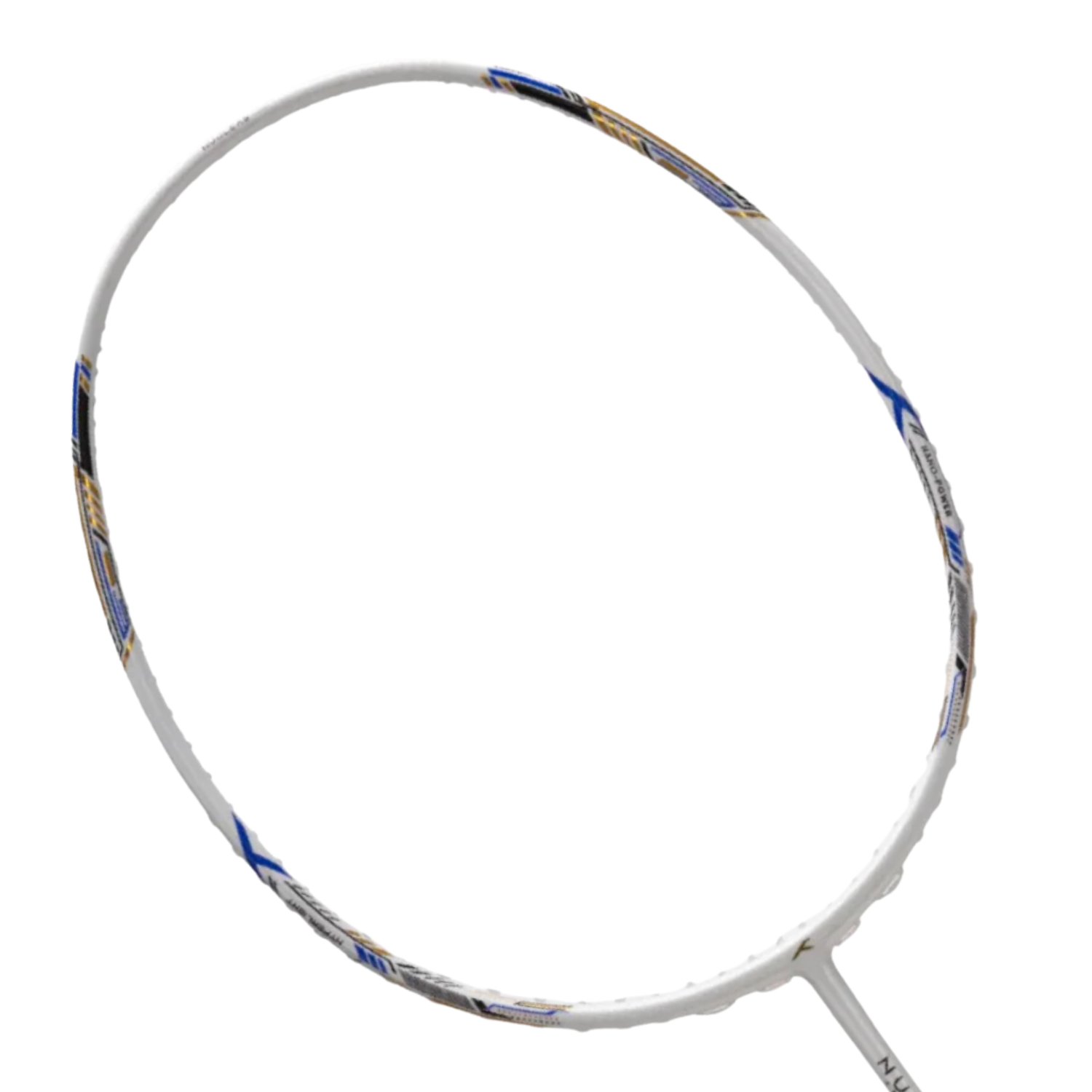 Hundred Nuclear 72 6U Badminton Racket - White/Black/Blue White Black Blue 6U6 Badminton Rackets Hundred