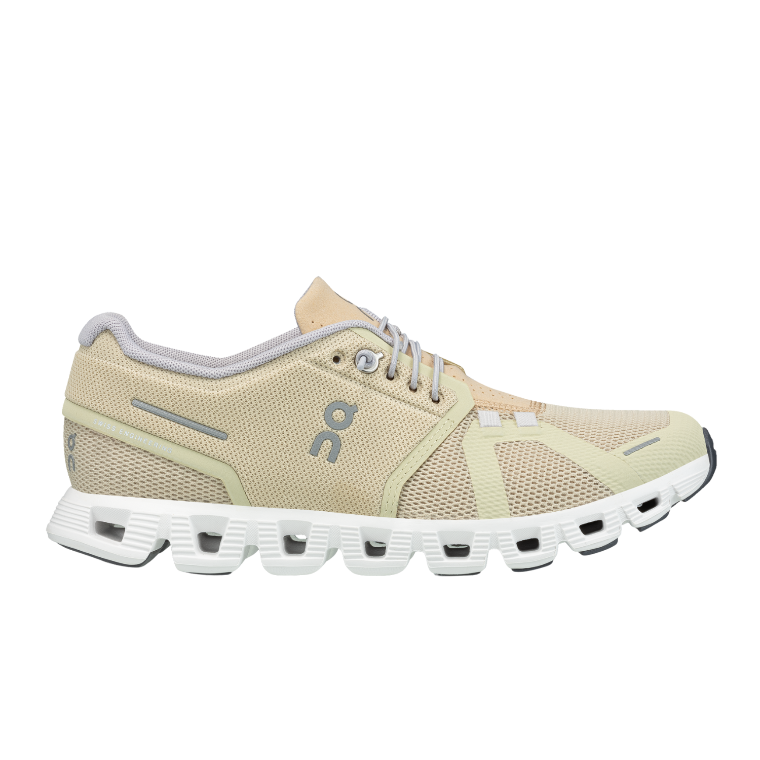 On Cloud 5 Running Shoes Women - Haze/Sand
