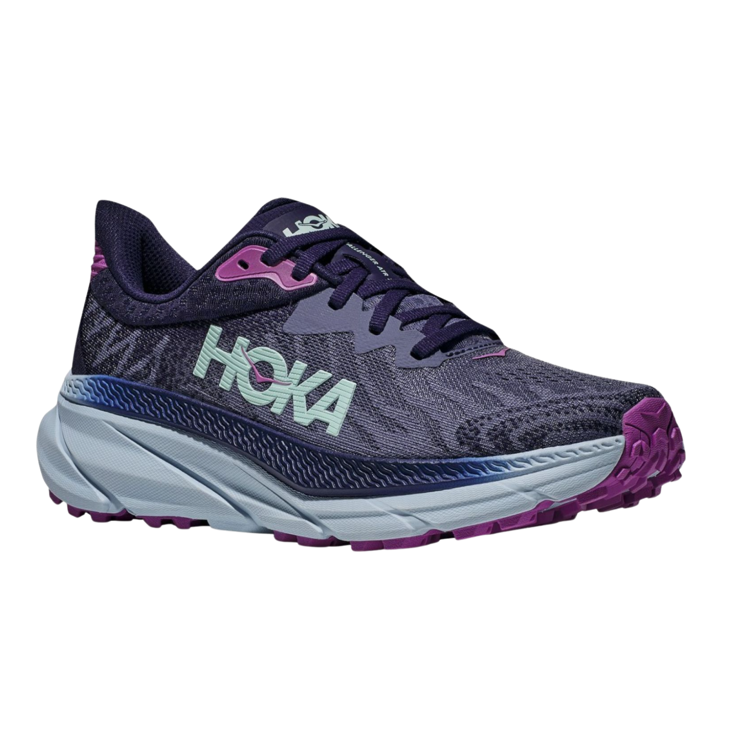 Hoka Challenger ATR 7 Wide Running Shoes Women - Purple