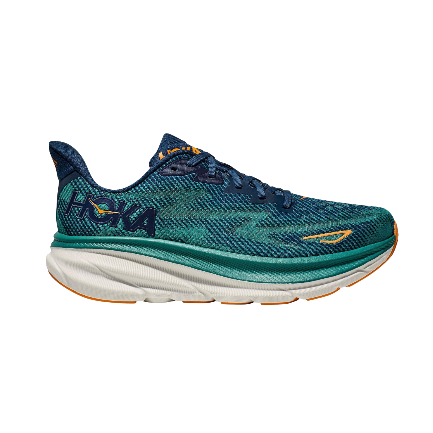 Hoka Clifton 9 Running Shoes Men - Midnight/Oceanic
