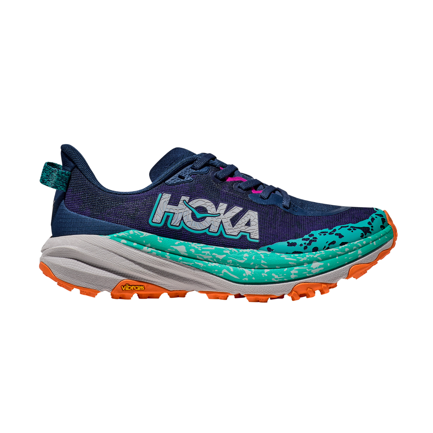 Hoka Speedgoat 6 Wide Running Shoes Women - Varsity Navy/Meteor