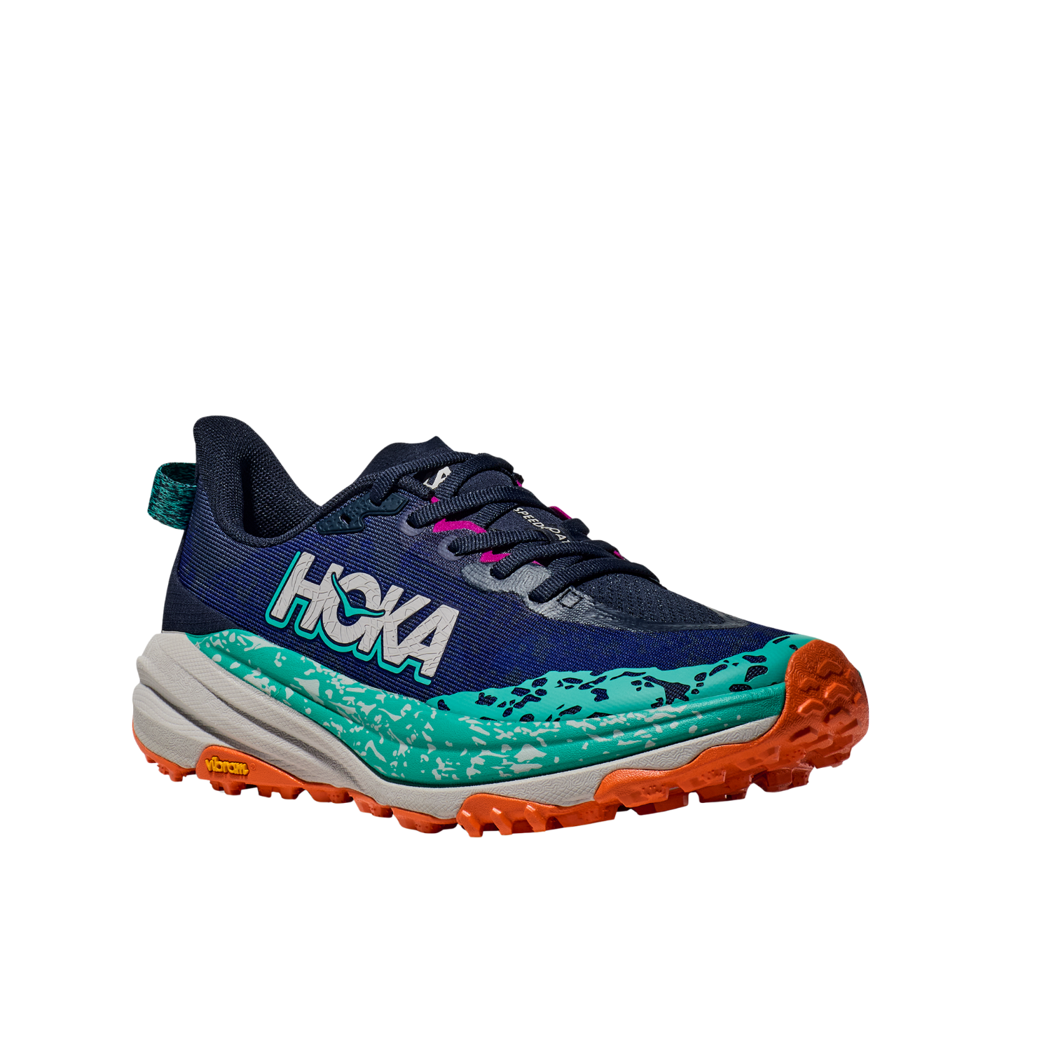 Hoka Speedgoat 6 Wide Running Shoes Women - Varsity Navy/Meteor