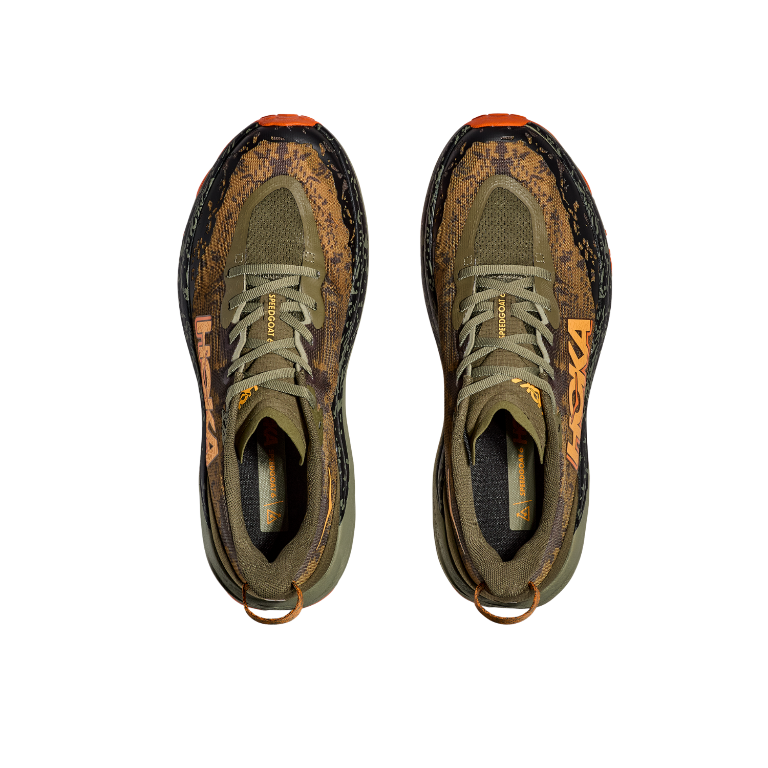 Hoka Speedgoat 6 Wide Running Shoes Men - Camo/Antique Olive