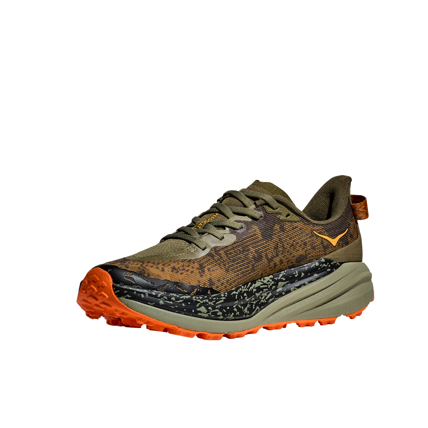 Hoka Speedgoat 6 Wide Running Shoes Men - Camo/Antique Olive