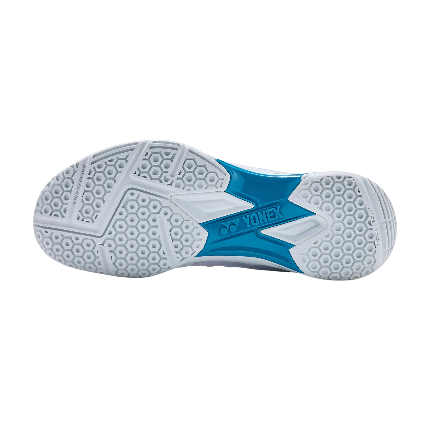 Yonex Power Cushion Aerus X2 Badminton Shoe Unisex - White/Blue Badminton Shoes Yonex