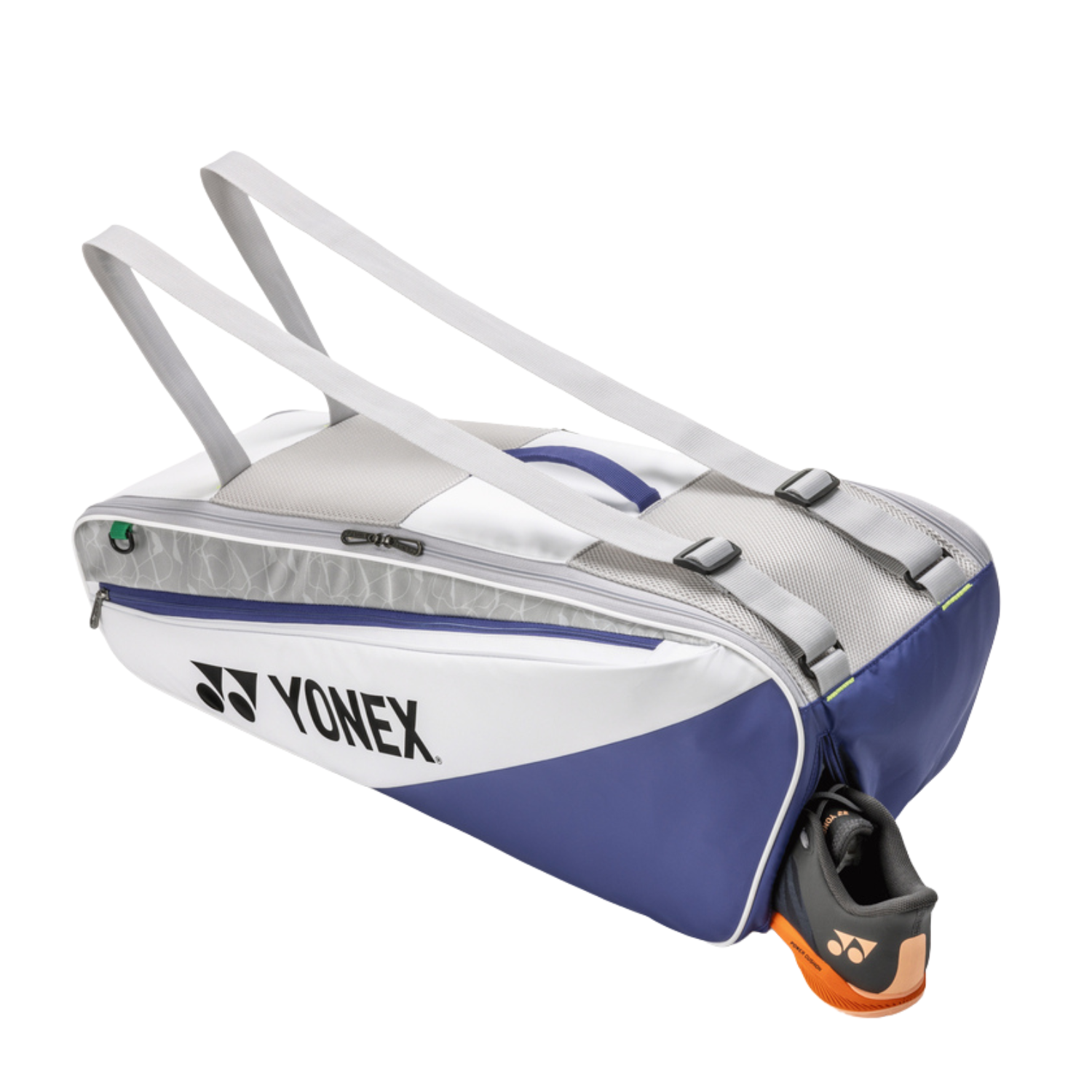 Yonex BA52526EX Club 6 Racket Bag - White/Blue