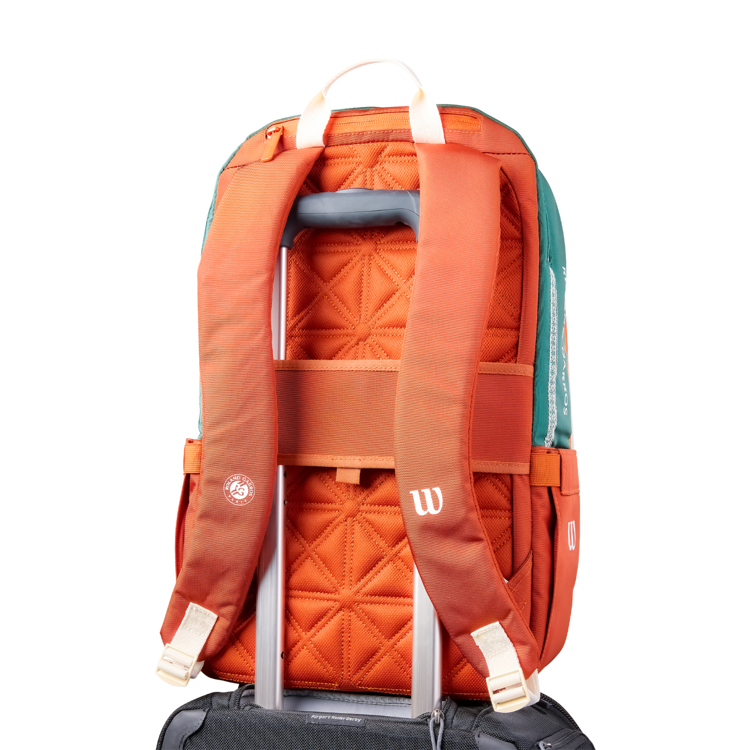 Wilson Roland Garros 2026 Tennis Backpack - Cream/Clay/Green