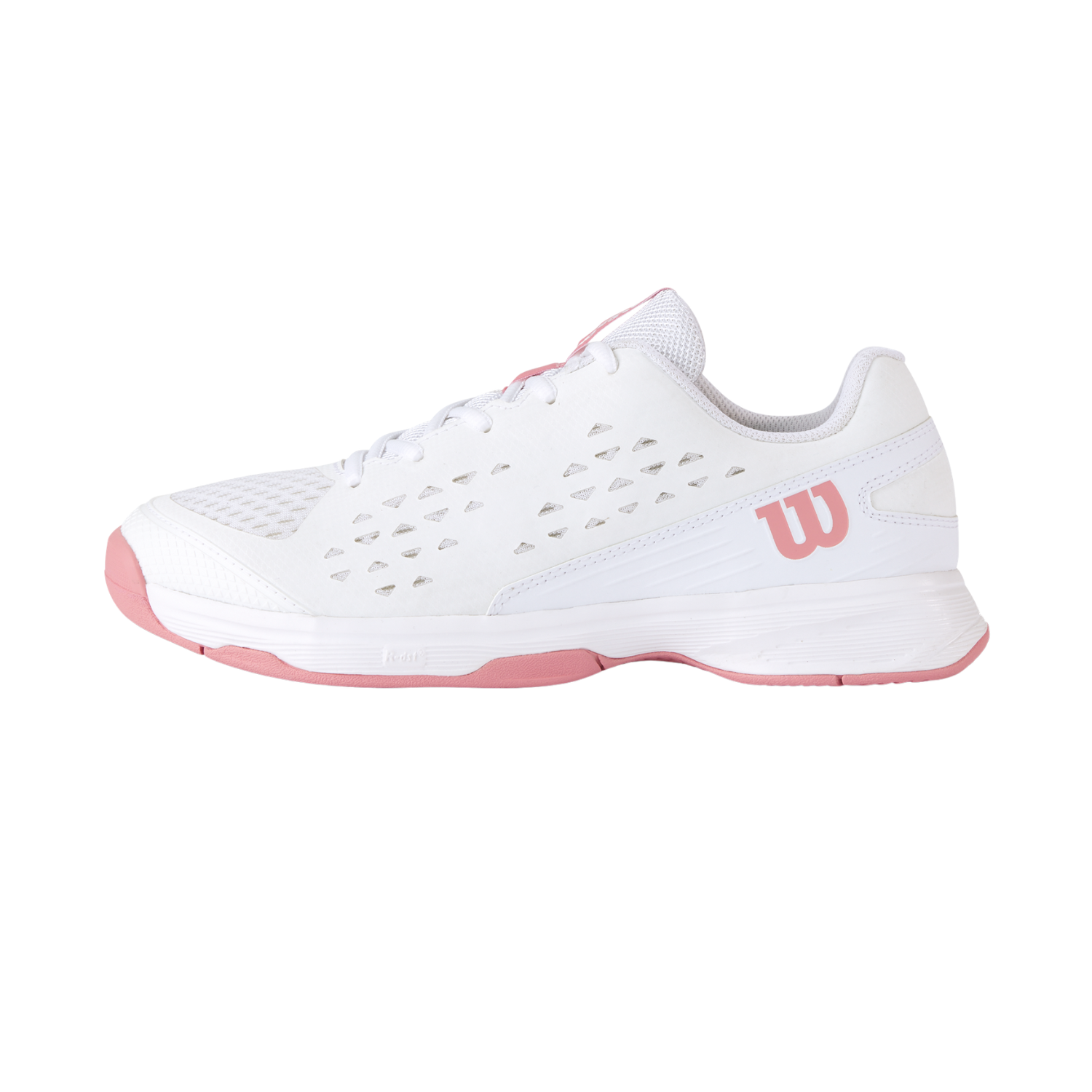 Wilson Rush Pro L Tennis Shoes Junior - White/Pink Tennis Shoes Wilson
