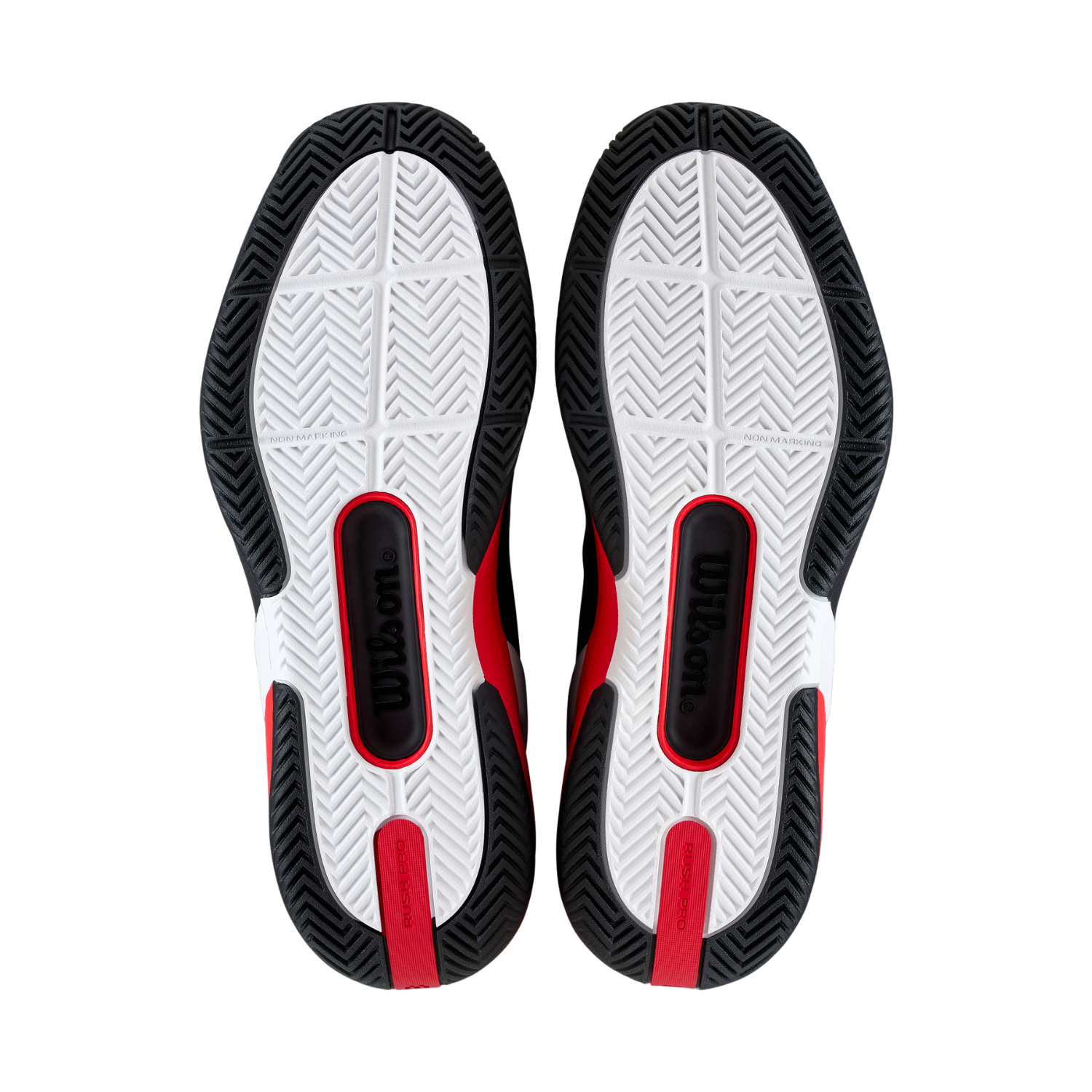 Wilson Rush Pro 5 Tennis Shoe Men - Black/Red Tennis Shoes Wilson