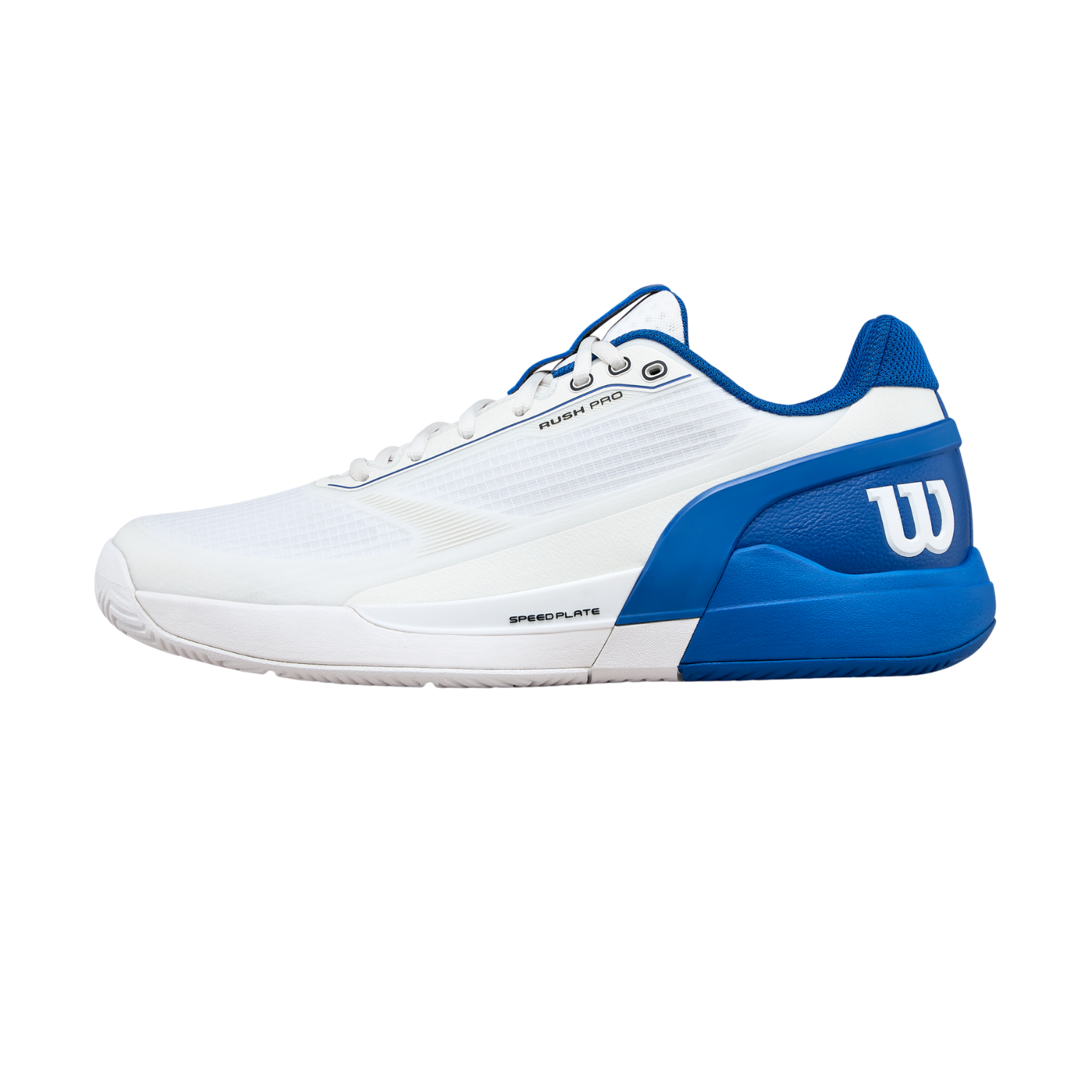Wilson Rush Pro 5 Tennis Shoe Men - White/Blue Tennis Shoes Wilson