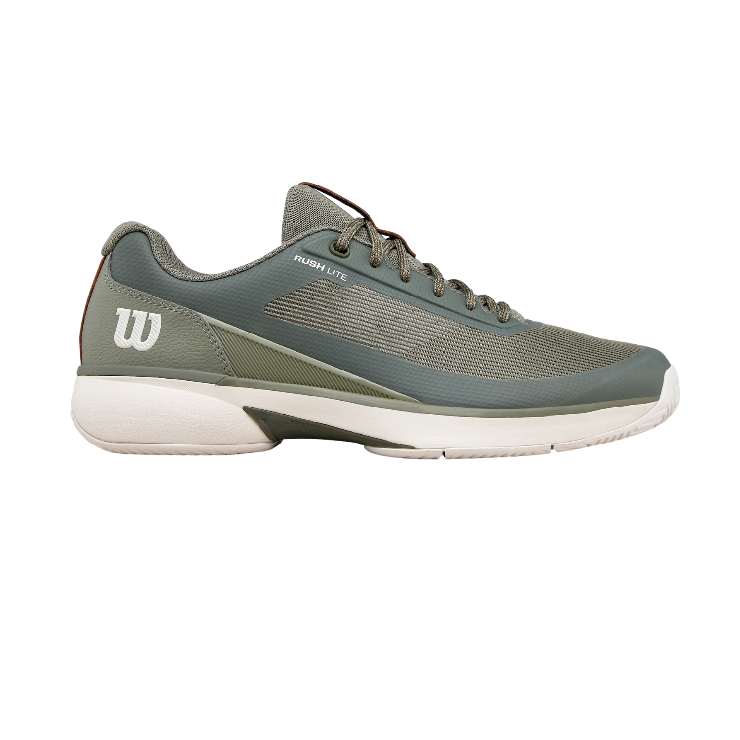 Wilson Rush Lite 5 Tennis Shoe Men - Vetiver/Tofu Vetiver Tofu Caramel Tennis Shoes Wilson