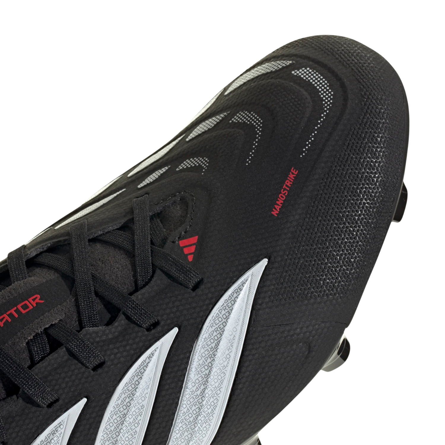 Adidas Predator League FG Football Boots - Black/White/Red shoes Adidas