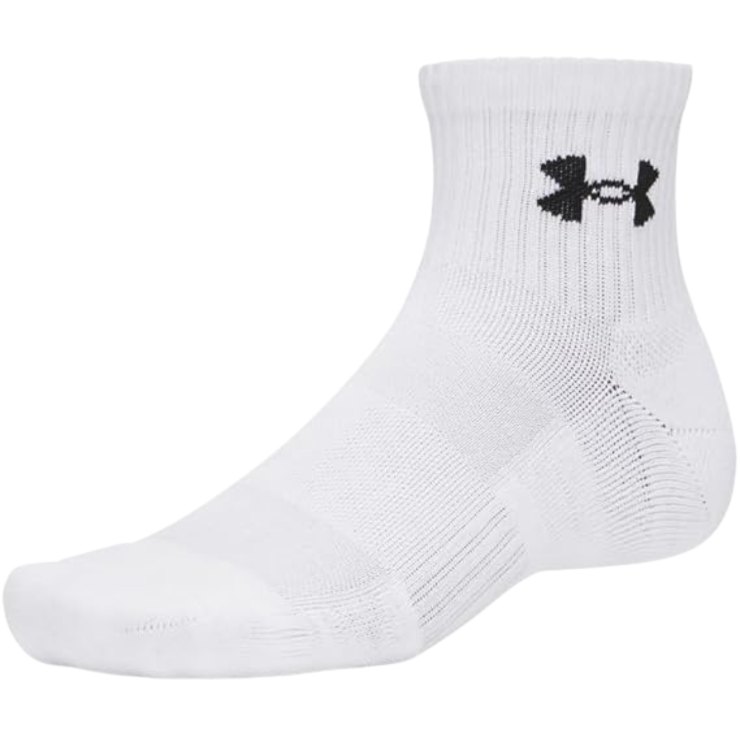 Under Armour Performance Cotton 3Pk Quarter Socks Unisex - White Clothing Under Armour