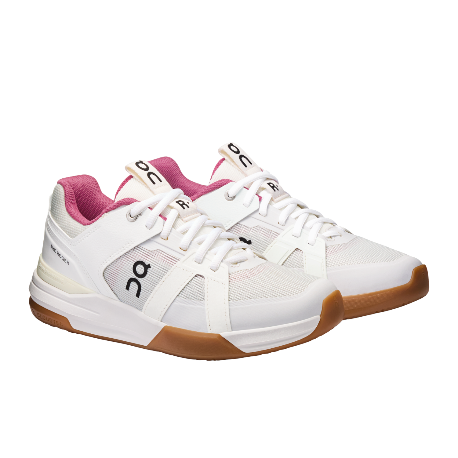 On Running The Roger Clubhouse Pro Tennis Shoe Women - Ivory/Grenadine Tennis Shoes On Running