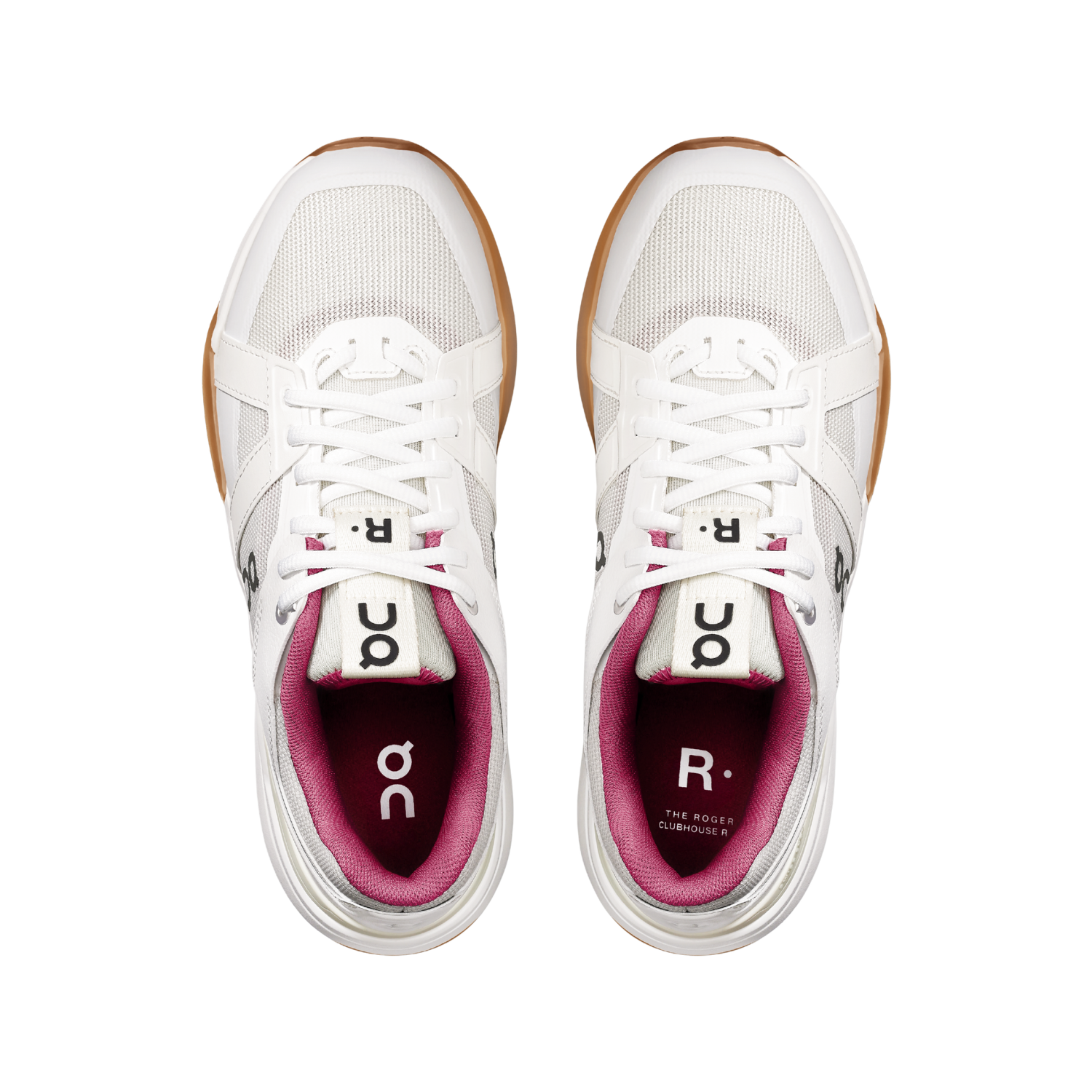 On Running The Roger Clubhouse Pro Tennis Shoe Women - Ivory/Grenadine Tennis Shoes On Running