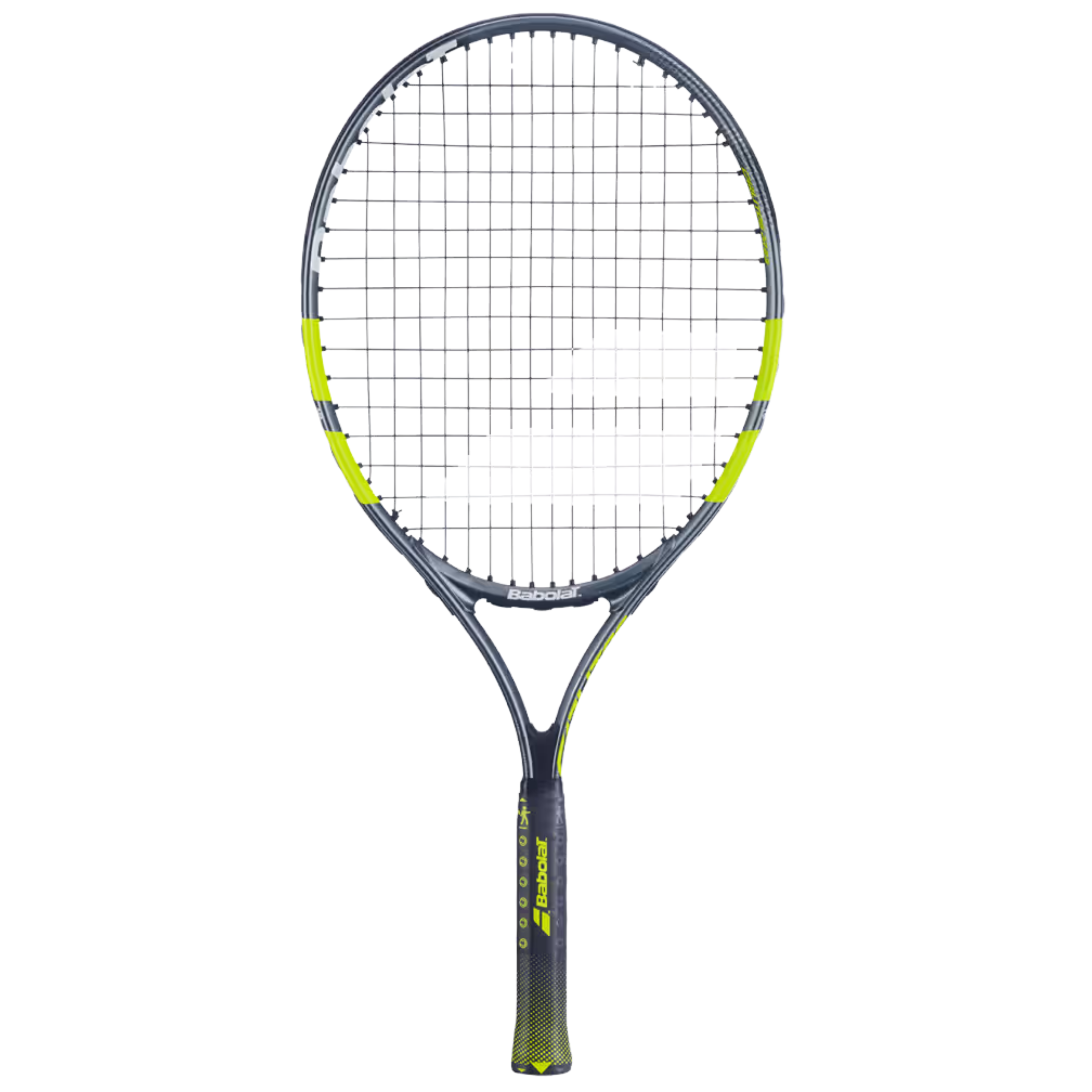 Babolat Carlitos Junior 23 2026 Badminton Racket Strung - Grey/Yellow Grey Yellow 23" Tennis Rackets Babolat