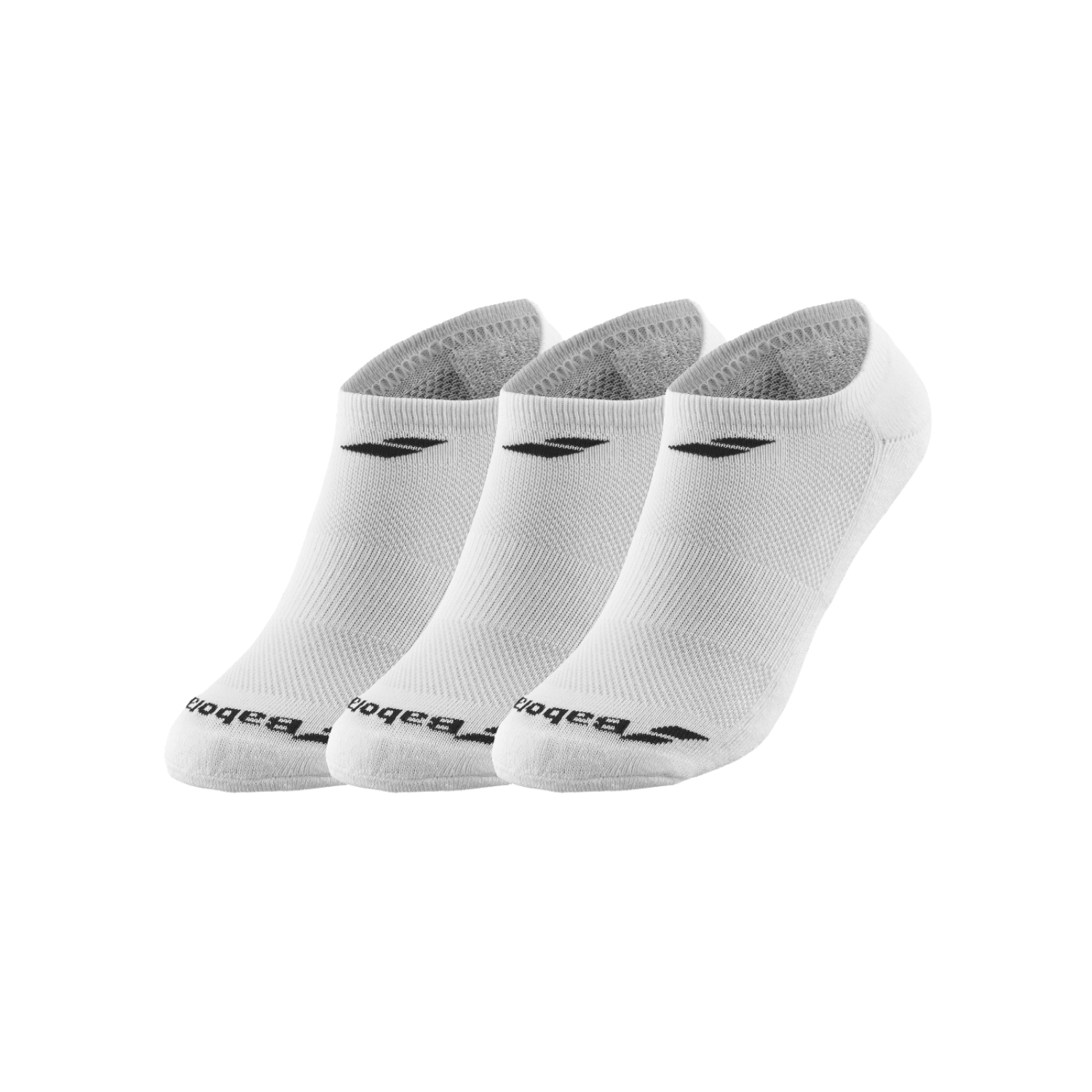 Babolat Invisible Socks 3 Pair Pack (Unisex) - White White White Clothing Babolat