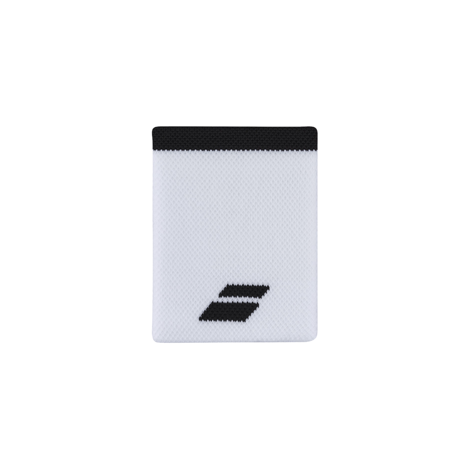 Babolat Logo Jumbo Wristband Unisex (Single) - White/Black White Black 10.5 cm Accessories Babolat