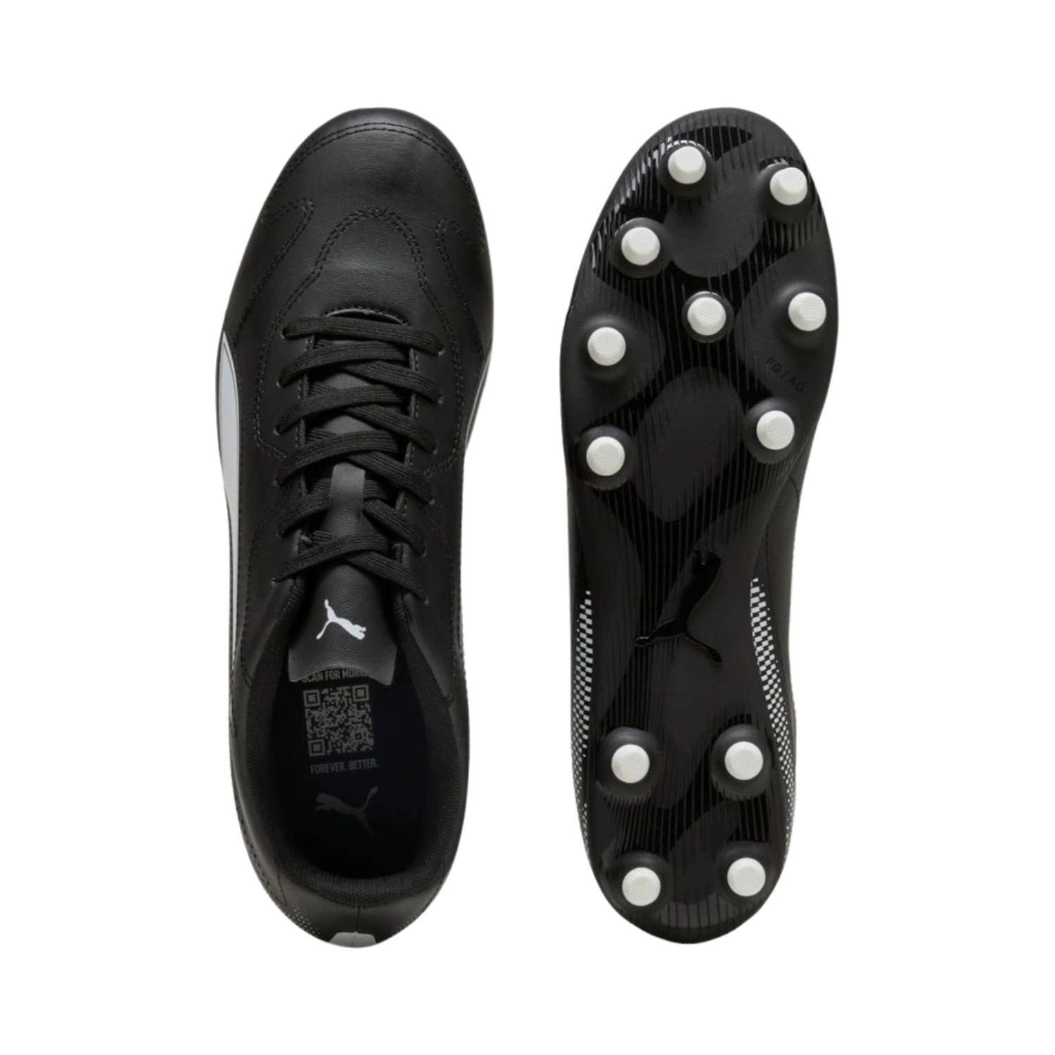 Puma Vitoria II FG/AG Football Shoe Men - Puma Black/Puma White shoes Puma