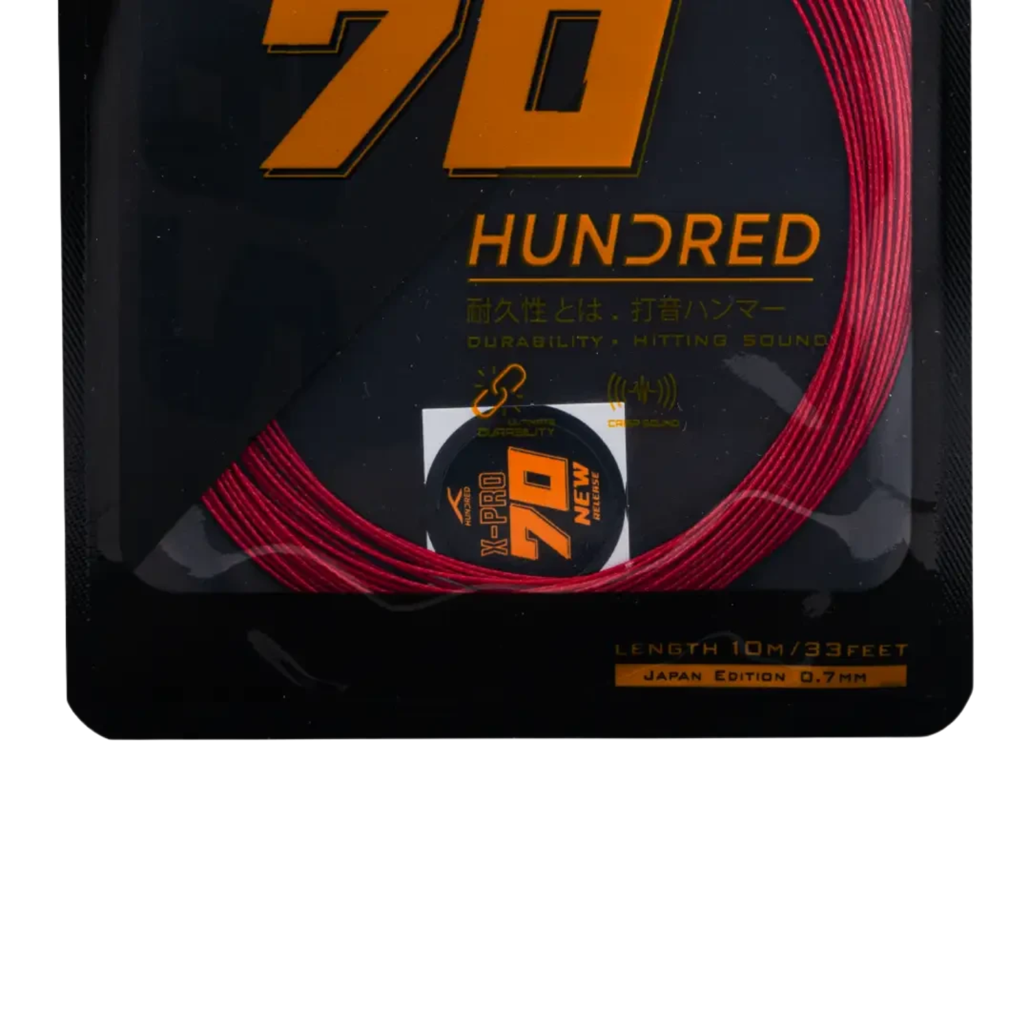 Hundred 70 X Pro Badminton String HBAA-3M016-6 String (Packs) Hundred