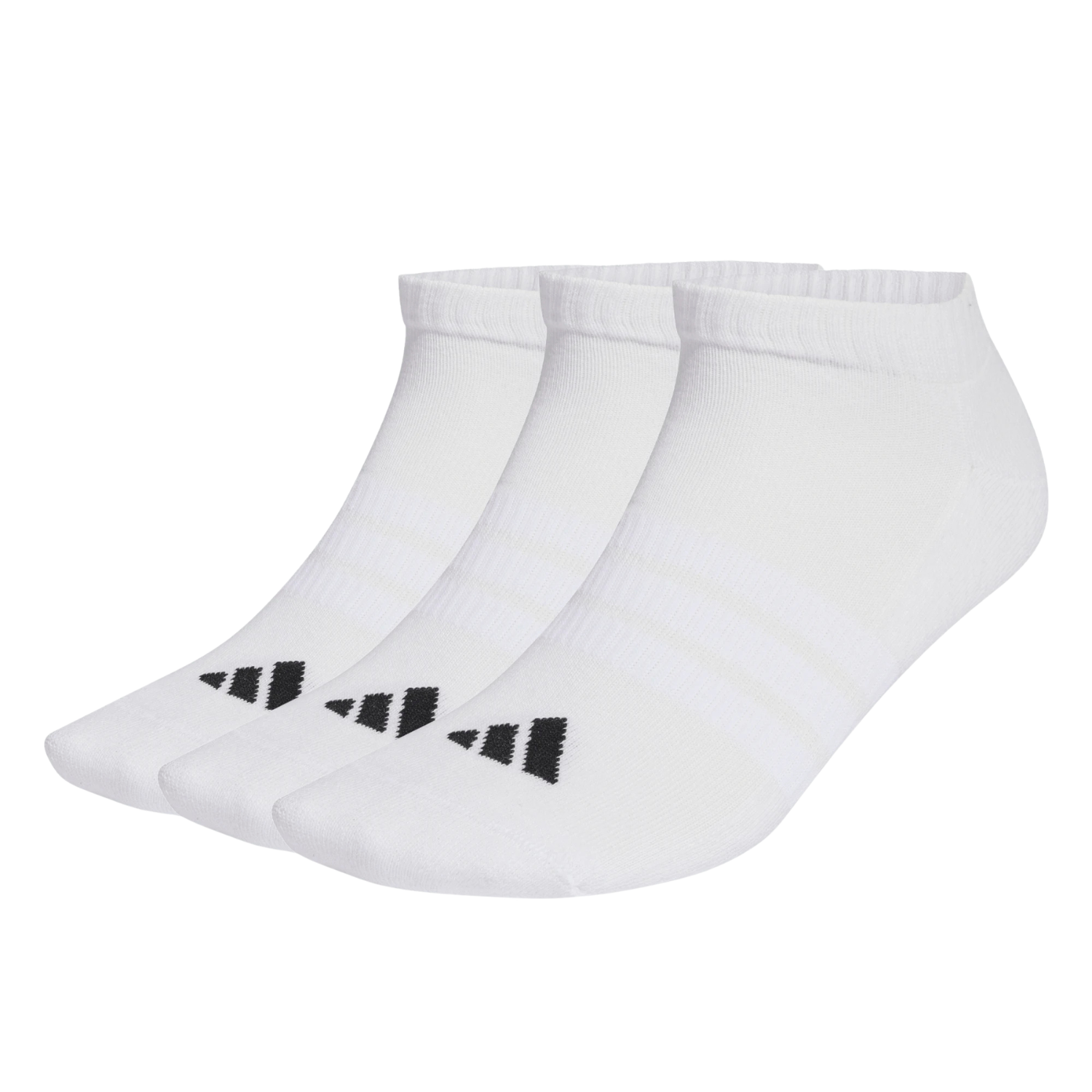 Adidas Cushioned Essentials Low 3 Pack Socks Unisex - White