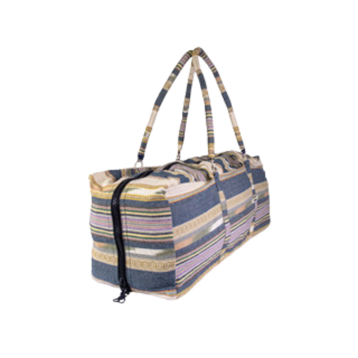 Fitness Mad Deluxe Yoga Kit Bag Lightweight Carry Bag - Pink & Blue