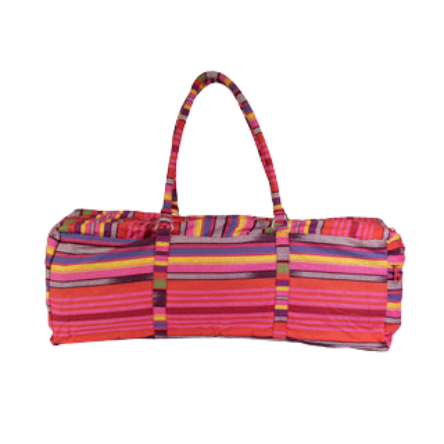 Fitness Mad Deluxe Yoga Kit Bag Lightweight Carry Bag - Pink & Blue