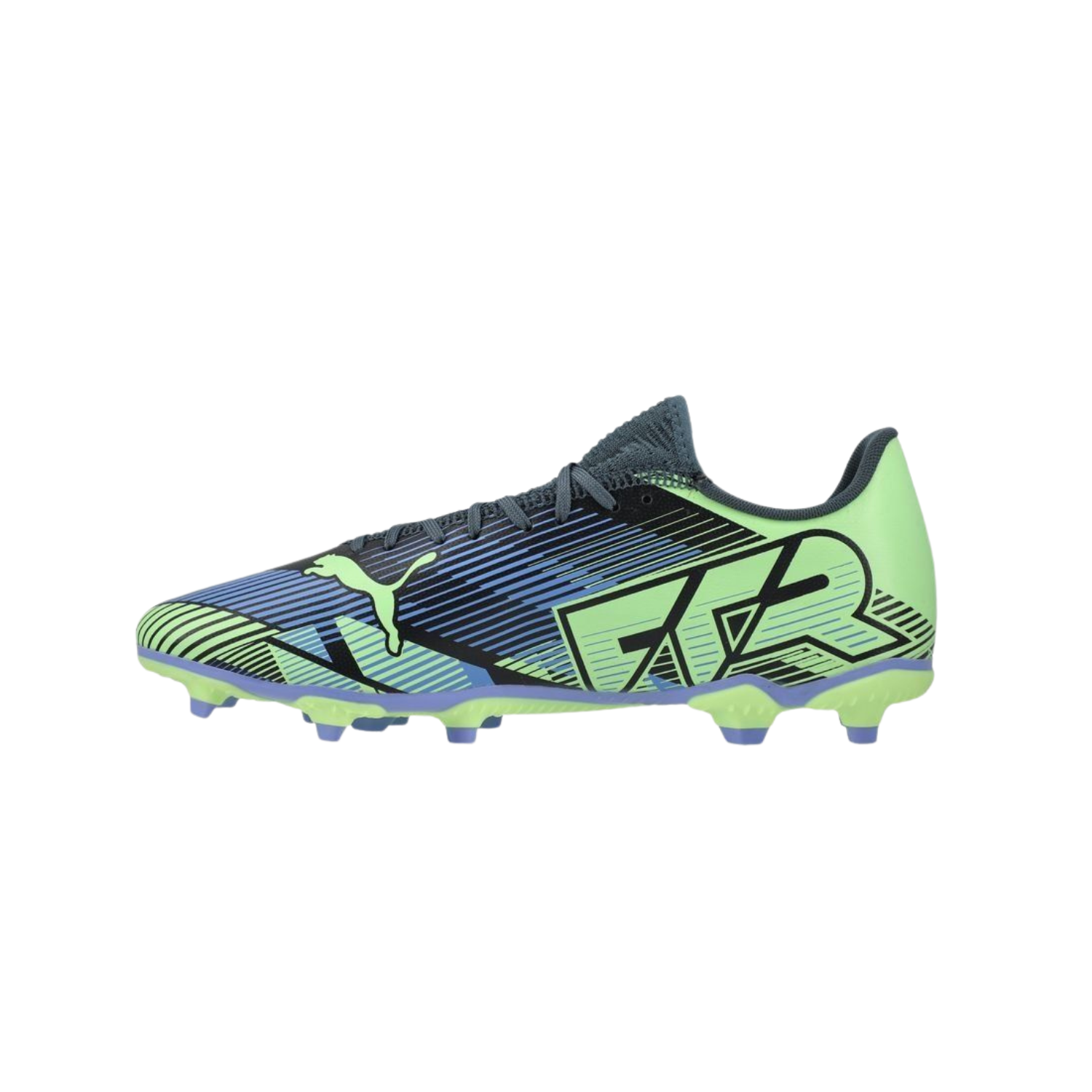 Puma Future 7 Play FG/AG Football Boots Unisex - Gray Skies/Elektro Purple/Fizzy Apple/Puma White