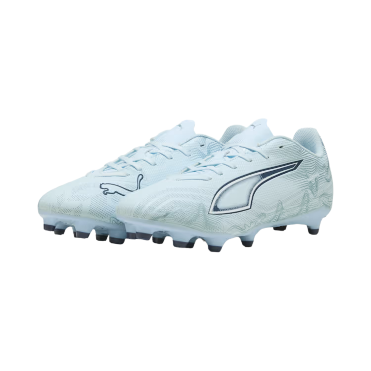 Puma Ultra 6 Play FG/AG Football Boots Unisex - Icy Blue/ White/ Blue Jewel