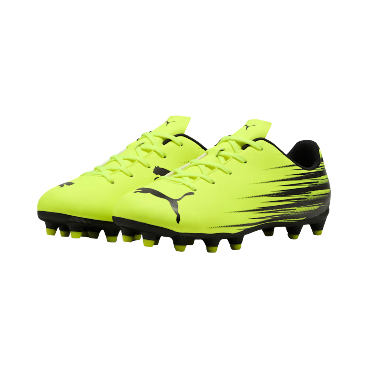 Puma Attacanto II FG/AG Football Boots Junior - Yellow Alert/ Black
