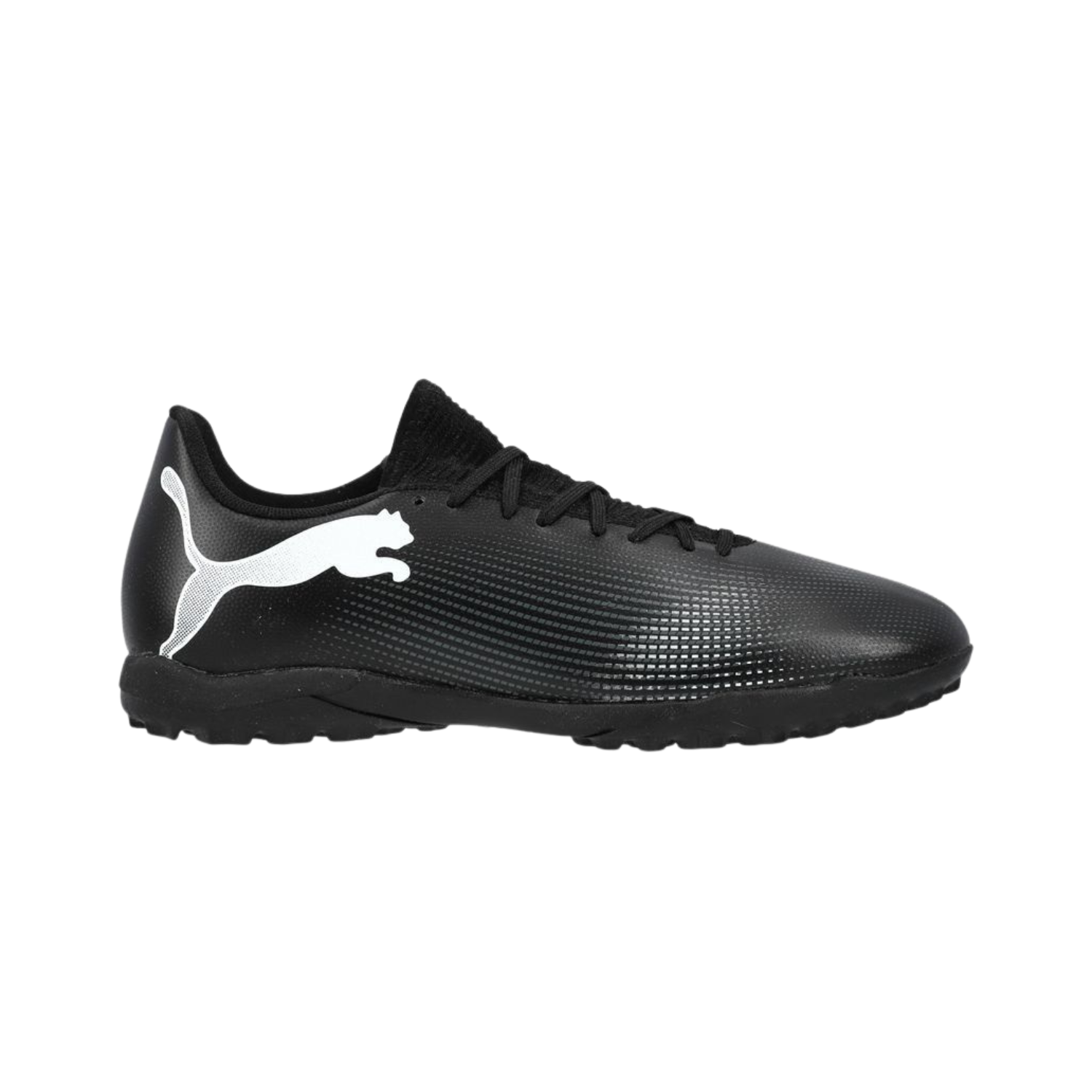 Puma Future 7 Play TT Football Shoe Unisex - Puma Black/White 107726