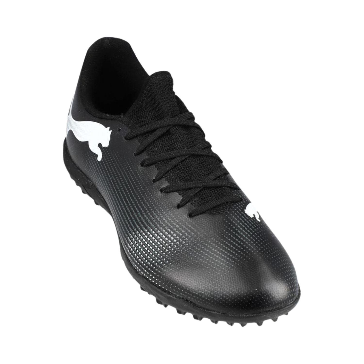 Puma Future 7 Play TT Football Shoe Unisex - Puma Black/White 107726