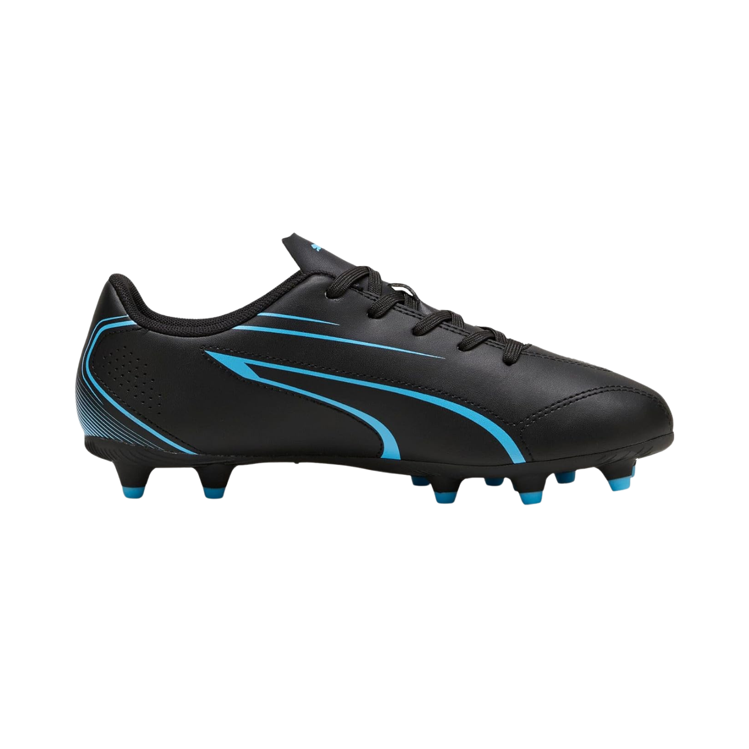 Puma Vitoria FG/AG Football Boots Unisex - Puma Black/ Luminous Blue 107483-05